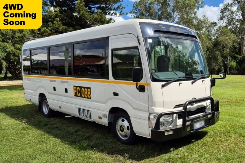 4WD Coaster Bus Hire Vehicle