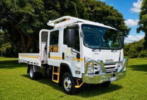 Isuzu NPS Crew Cab 4WD Truck Mine Spec Hire Vehicle