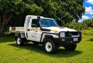 Single Cab Toyota LandCruiser 70 Series Recreational Hire Vehicle