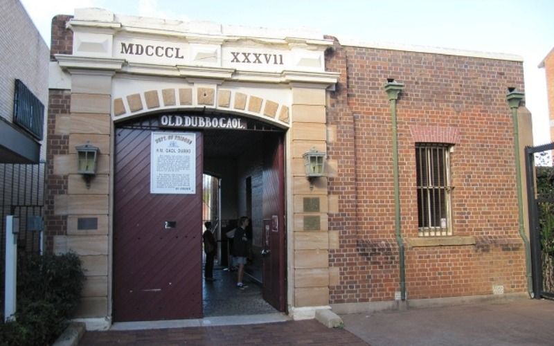 A Old Dubbo Gaol, an old stone building in Dubbo, New South Wales.